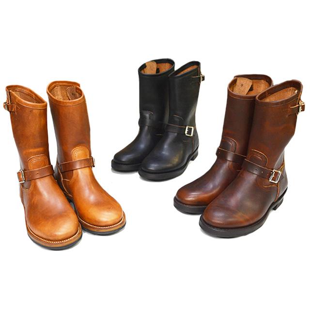 【Makers/メイカーズ】「10inch Engineer Boots”DIPPED WORK HERNES”/10インチエンジニアブーツ”ディップワークハーネス”」(HSB-04)(アメカジ/ウルフパック)の画像