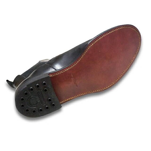 Makersメイカーズus6サイドゴア ミロック]×メイカーズのサイドゴアブーツ、艶やかなフランス産