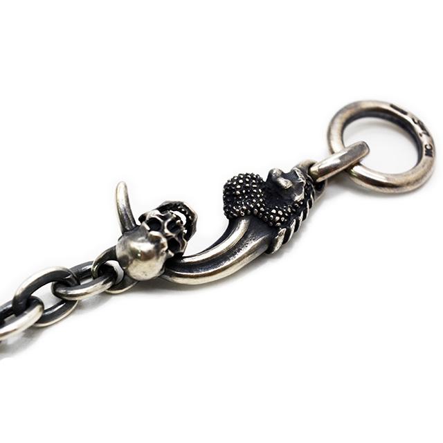 【MAD CULT/マッドカルト】「Predation Bracelet/プレデイションブレスレット」(B-46)(Silver925/アクセサリー/プレゼント/ハーレー/ウルフパック)の画像