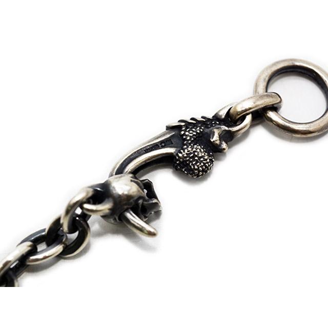 【MAD CULT/マッドカルト】「Predation Bracelet/プレデイションブレスレット」(B-46)(Silver925/アクセサリー/プレゼント/ハーレー/ウルフパック)の画像