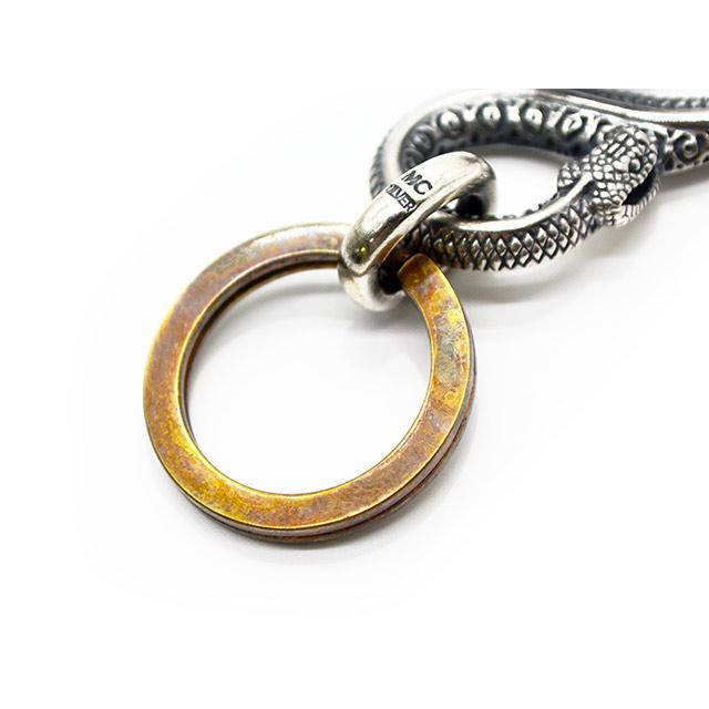 【MAD CULT/マッドカルト】「Parasite Hooker Key Chain/パラサイトフッカーキーチェーン」(KH-16)(Silver925/アクセサリー/WOLF PACK/ウルフパック)の画像