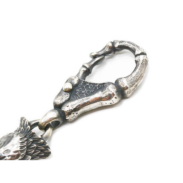 【MAD CULT/マッドカルト】「Over Seize Key Chain/オーバーシィーズキーチェーン」(KH-25)(Silver925/アクセサリー/プレゼント/アメカジ/ウルフパック)の画像