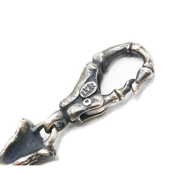 【MAD CULT/マッドカルト】「Over Seize Key Chain/オーバーシィーズキーチェーン」(KH-25)(Silver925/アクセサリー/プレゼント/アメカジ/ウルフパック)の画像