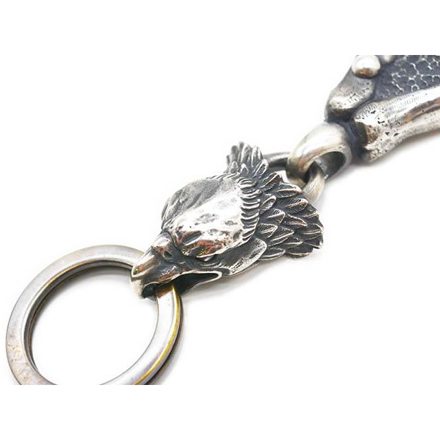 【MAD CULT/マッドカルト】「Over Seize Key Chain/オーバーシィーズキーチェーン」(KH-25)(Silver925/アクセサリー/プレゼント/アメカジ/ウルフパック)の画像