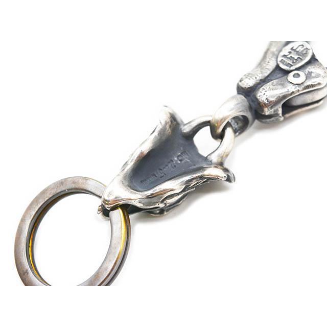 【MAD CULT/マッドカルト】「Over Seize Key Chain/オーバーシィーズキーチェーン」(KH-25)(Silver925/アクセサリー/プレゼント/アメカジ/ウルフパック)の画像