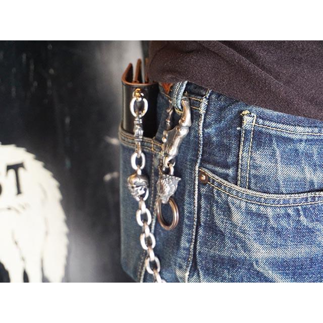 【MAD CULT/マッドカルト】「Over Seize Key Chain/オーバーシィーズキーチェーン」(KH-25)(Silver925/アクセサリー/プレゼント/アメカジ/ウルフパック)の画像