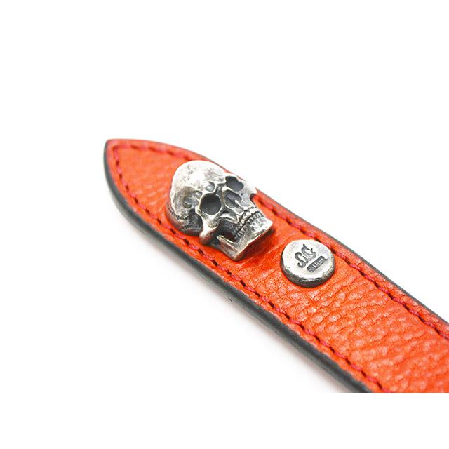 マッドカルト　レザースカルブレスレット MAD CULT/マッドカルト】「GYUGA Leather Bracelet/ギュガレザー