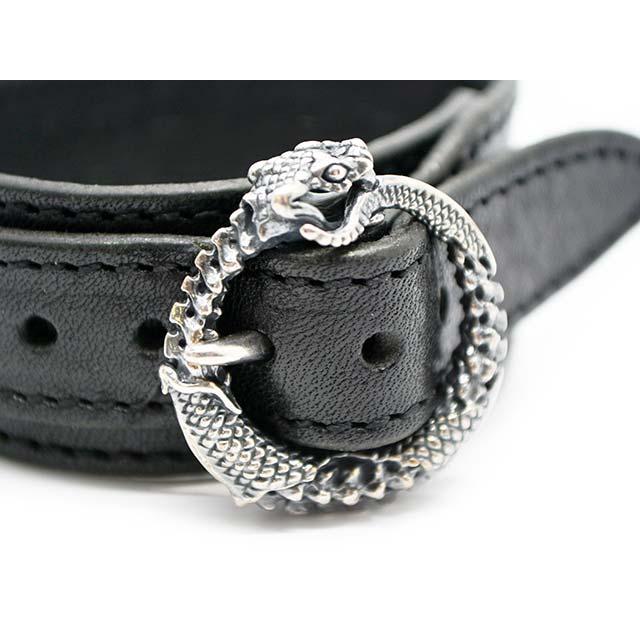 MAD CULT/マッドカルト】「Decayed Uroboros Leather Bracelet