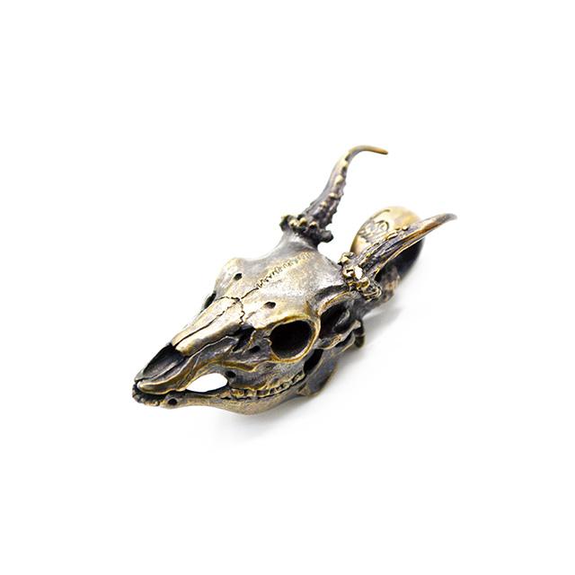 MAD CULT/マッドカルト】「Deer Skull Head Pendant Top/ディアスカル