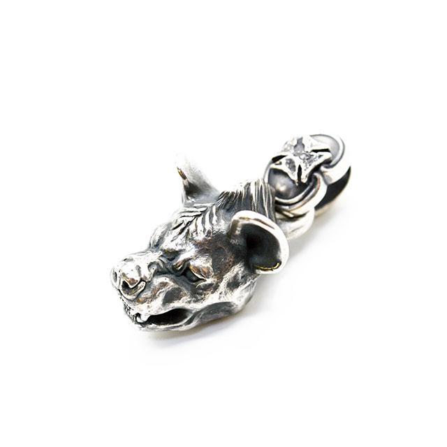 MAD CULT/マッドカルト】「Hyena Head Pendant Top/ハイエナヘッド