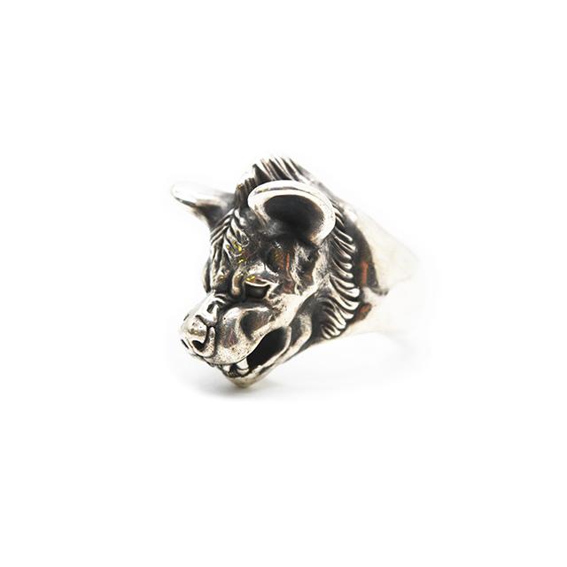 MAD CULT/マッドカルト】「Hyena Head Ring/ハイエナヘッドリング」(R