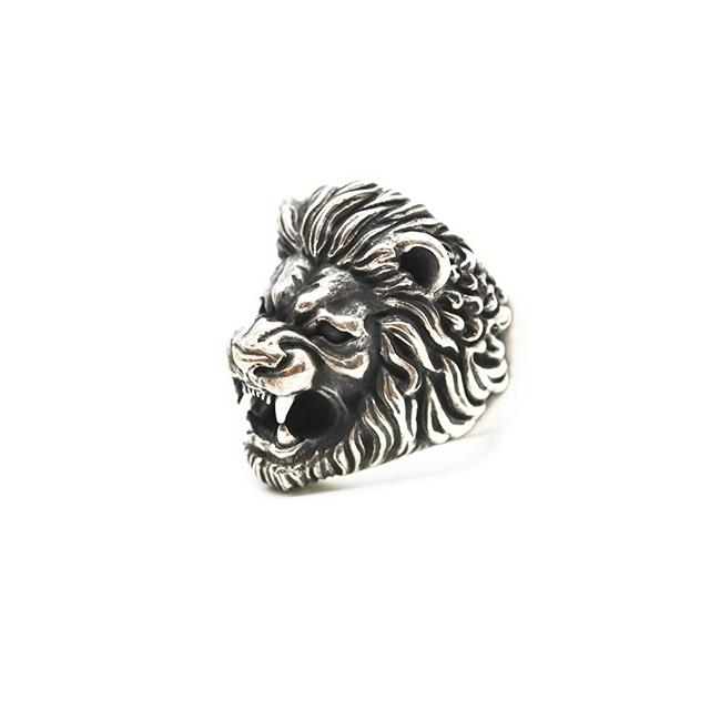 MAD CULT/マッドカルト】「Lion Head Ring/ライオンヘッドリング」(R