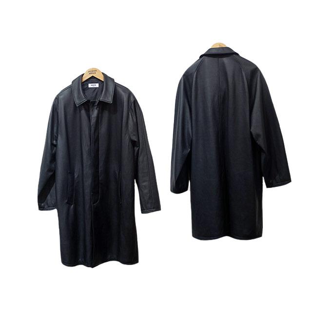 MOSSIR（モシール）ブラック フード付き モッズコート