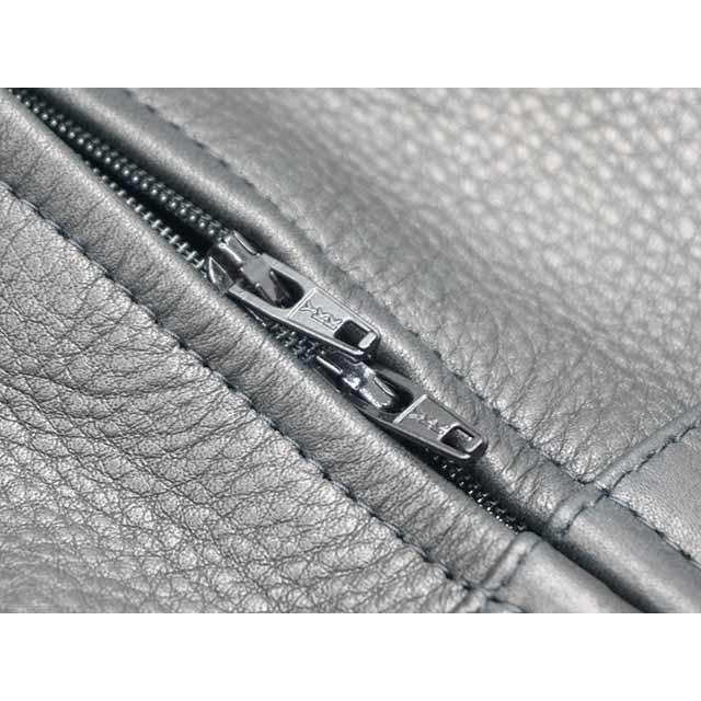 【MOSSIR by FINE CREEK&CO/ファインクリークアンドコー】「Washable Leather Hooded Track Jacket”LORNELIA”」(MOJK004)【予約商品/2026年中入荷予定】の画像