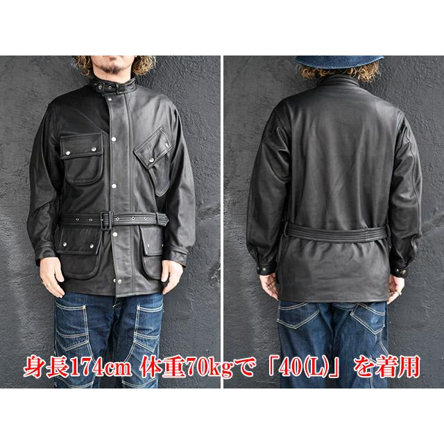 MOSSIR/モシール】「Waterproof Leather Field Jacket”LEACON