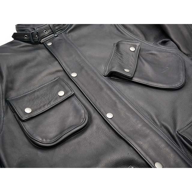 MOSSIR/モシール】「Waterproof Leather Field Jacket”LEACON