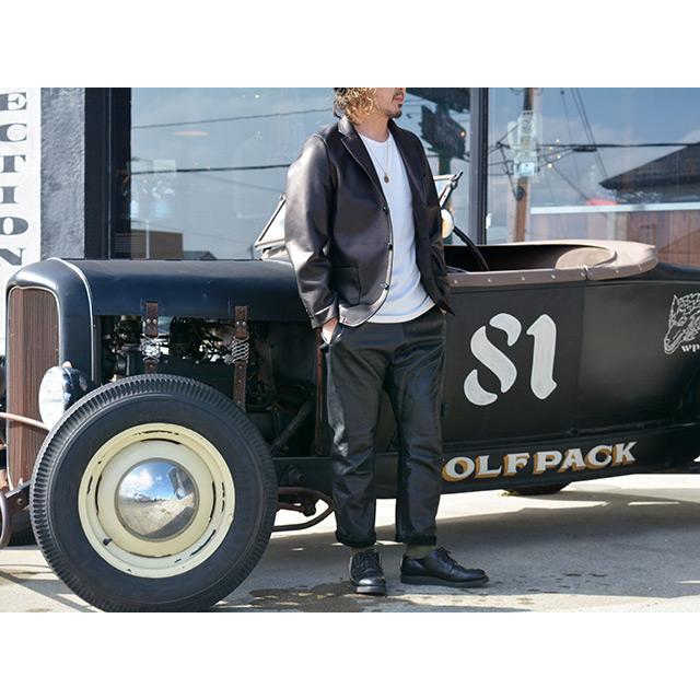 【MOSSIR by FINE CREEK&CO/モシール バイ ファインクリークアンドコー】「Washable Leather Tailored Jacket”PARENT”/”パーレント”」(MOJK011)の画像