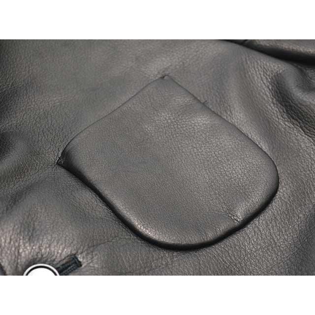 【MOSSIR by FINE CREEK&CO/モシール バイ ファインクリークアンドコー】「Washable Leather Tailored Jacket”PARENT”/”パーレント”」(MOJK011)の画像