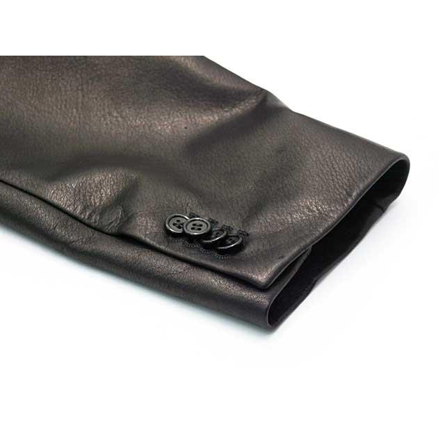 【MOSSIR by FINE CREEK&CO/モシール バイ ファインクリークアンドコー】「Washable Leather Tailored Jacket”PARENT”/”パーレント”」(MOJK011)の画像
