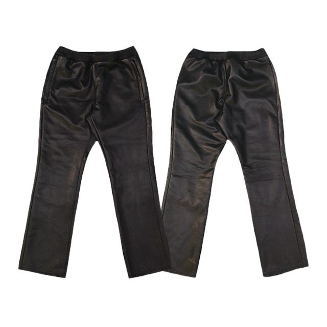 【MOSSIR by FINE CREEK&CO/ファインクリークアンドコー】「Washable Leather Straight Track Pants”LALK”」(MOPT022)【予約商品/2026年中入荷予定】 |  | 01