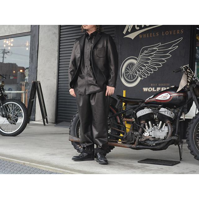 【MOSSIR by FINE CREEK&CO/モシール バイ ファインクリークアンドコー】「Washable Leather Two Tuck Slim Pants”OPEN DAY”/”オープンディ”」(MOPT030) |  | 11