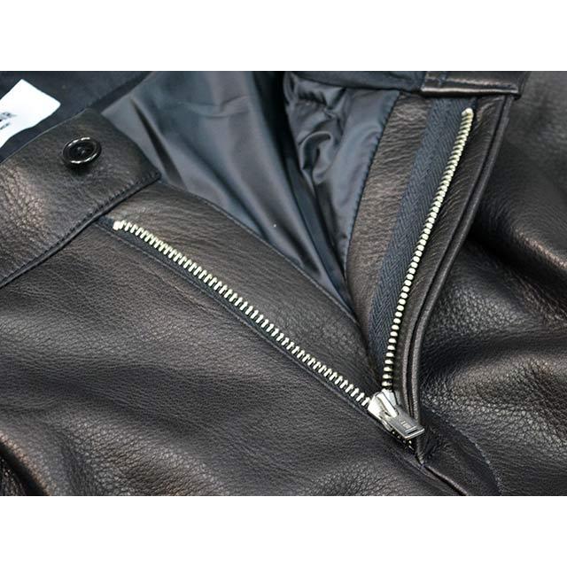 【MOSSIR by FINE CREEK&CO/モシール バイ ファインクリークアンドコー】「Washable Leather Two Tuck Slim Pants”OPEN DAY”/”オープンディ”」(MOPT030) |  | 03