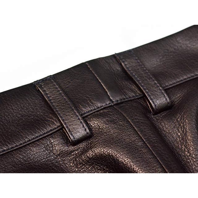 【MOSSIR by FINE CREEK&CO/モシール バイ ファインクリークアンドコー】「Washable Leather Two Tuck Slim Pants”OPEN DAY”/”オープンディ”」(MOPT030) |  | 07