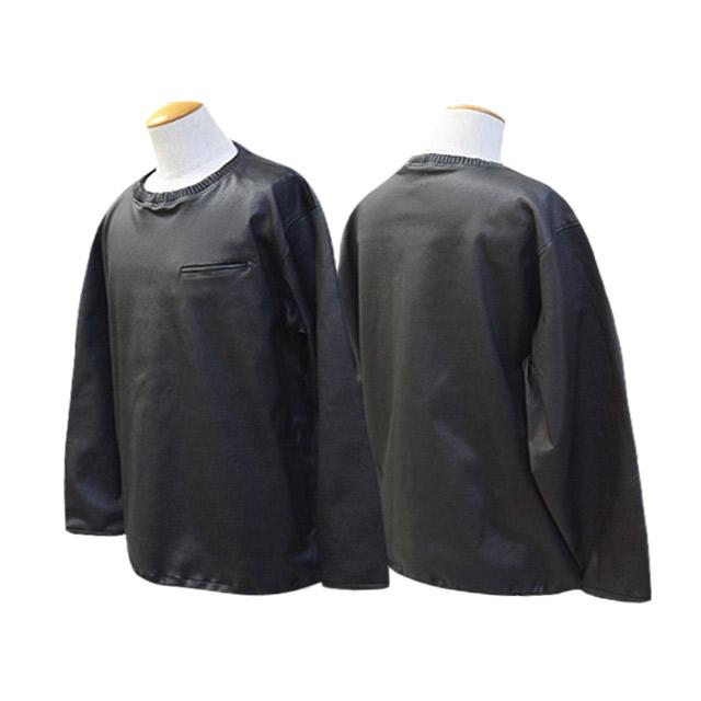 【MOSSIR by FINE CREEK&CO/モシール バイ ファインクリークアンドコー】「Stretch Leather Cutsew”Lendes”/ストレッチレザーカットソー」(MOST013) | 
