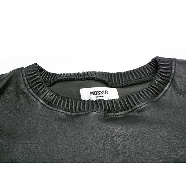 【MOSSIR by FINE CREEK&CO/モシール バイ ファインクリークアンドコー】「Stretch Leather Cutsew”Lendes”/ストレッチレザーカットソー」(MOST013) |  | 02