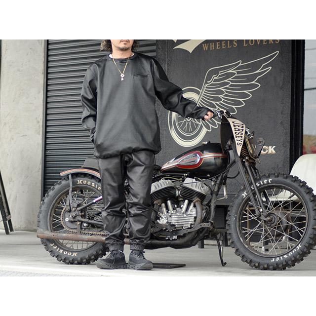 【MOSSIR by FINE CREEK&CO/モシール バイ ファインクリークアンドコー】「Stretch Leather Cutsew”Lendes”/ストレッチレザーカットソー」(MOST013) |  | 09