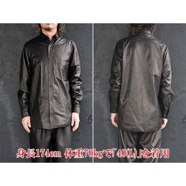 【MOSSIR by FINE CREEK&CO/モシール バイ ファインクリークアンドコー】「Washable Leather Shirts”GOOD MAN”/レザーシャツ”グッドマン”」(MOST015) |  | 08