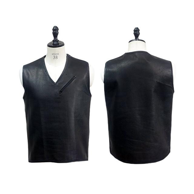 【MOSSIR by FINE CREEK&CO/モシール バイ ファインクリークアンドコー】「FIR Cowhide Pullover Vest”Lile”/遠赤外線カウハイドベスト"ライル」(MOVE001) |  | 01