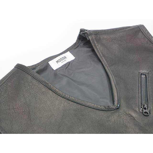 【MOSSIR by FINE CREEK&CO/モシール バイ ファインクリークアンドコー】「FIR Cowhide Pullover Vest”Lile”/遠赤外線カウハイドベスト"ライル」(MOVE001) |  | 02