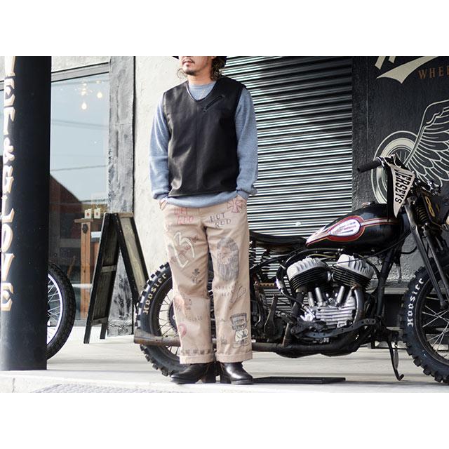 【MOSSIR by FINE CREEK&CO/モシール バイ ファインクリークアンドコー】「FIR Cowhide Pullover Vest”Lile”/遠赤外線カウハイドベスト"ライル」(MOVE001) |  | 09