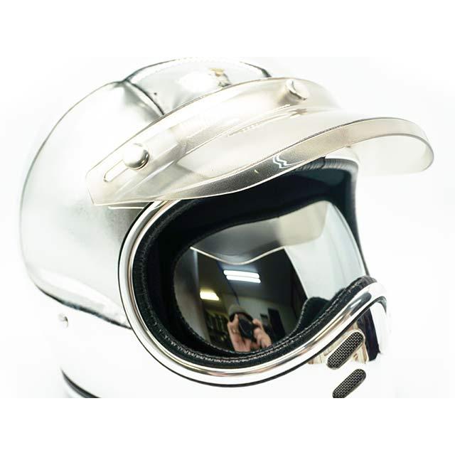 No Budz/ノーバッズ】「Burst Helmet”Chrome Cross”/バースト