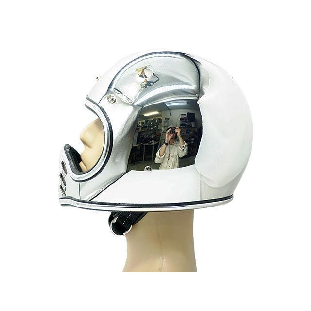 No Budz/ノーバッズ】「Burst Helmet”Chrome Cross”/バースト