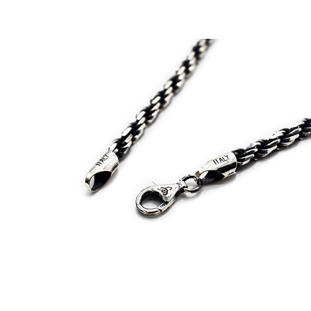 galcia ガルシア　シルバーネックレス galcia/ガルシア】「Rope Necklace Chain/ロープネックレスチェーン