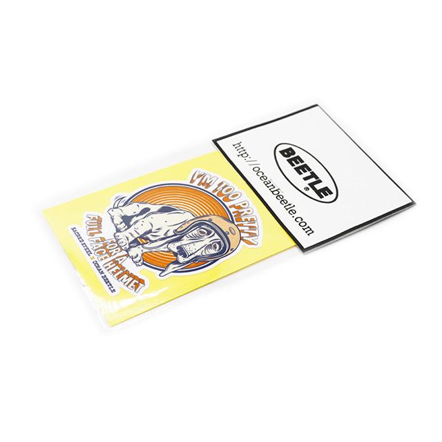 カスタム‼︎ オーシャンビートル BEETLE SHORTY BELLステッカー 2枚セット【OCEAN BEETLE/オーシャンビートル】「Beetle Sticker Set