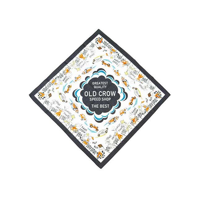 50% OFF)【OLD CROW/オールドクロウ】「Speed Shop Bandana/スピード