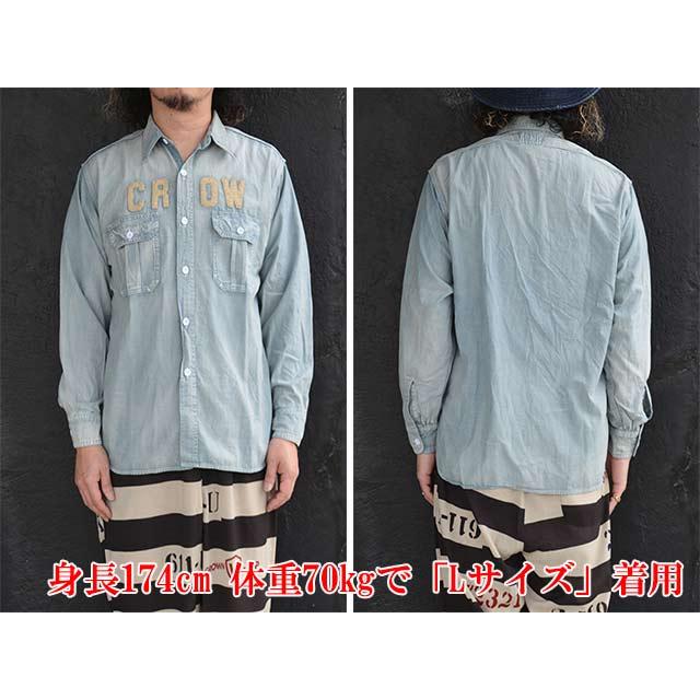 30% OFF)【OLD CROW/オールドクロウ】2025SS「CROW L/S Work Shirts