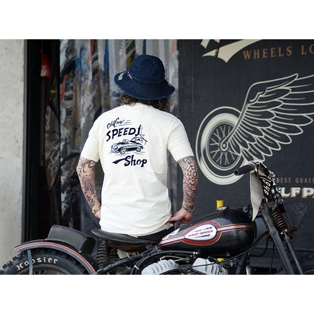 全2色【OLD CROW/オールドクロウ】2025SS「S/S Henry Neck Tee”O.C.S.S