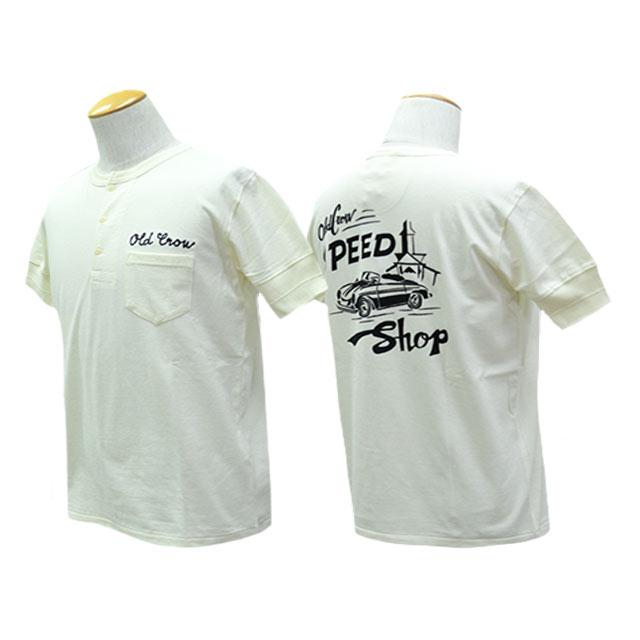 全2色【OLD CROW/オールドクロウ】2025SS「S/S Henry Neck Tee”O.C.S.S