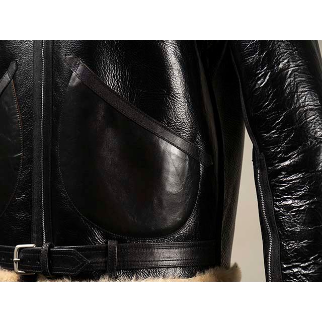 新品未使用　希少　OLD CROW　オールドクロウ　ムートン　コート　L　レザー 新品未使用 希少 OLD CROW オールドクロウ ムートン コート L
