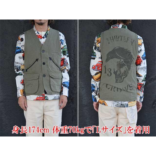 全2色【OLD CROW/オールドクロウ】2025AW「Thirteen Crows Tool Vest
