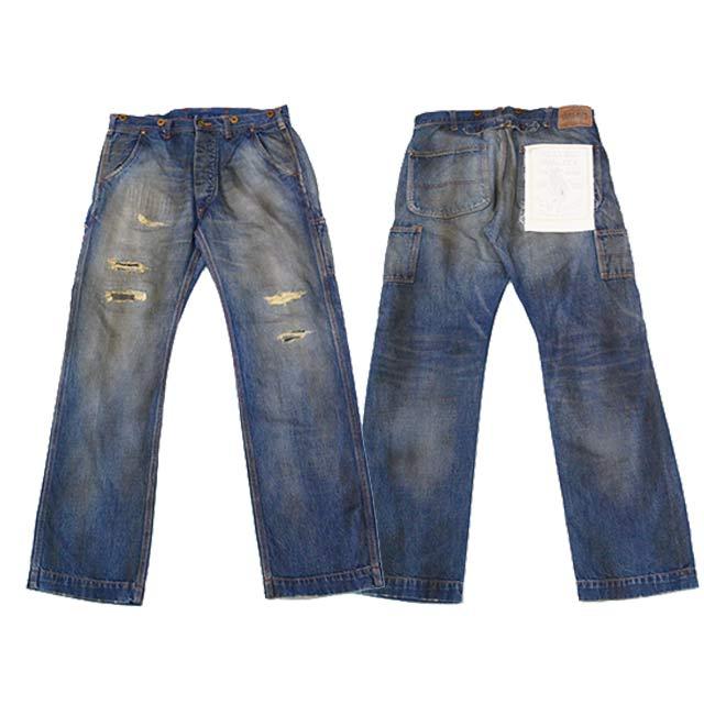 OLD CROW (オールドクロウ) OLD PAINTER - DENIM OLD CROW/オールドクロウ】「Old Painter Denim Pants”Vintage Finish