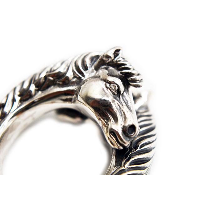 Peanuts&Co/ピーナッツカンパニー】「Two Face Horse Ring/トゥー