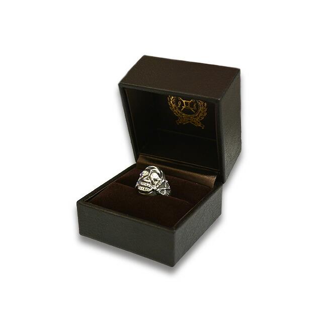 Peanuts&Co/ピーナッツカンパニー】「Skull Poison Ring”Diamond