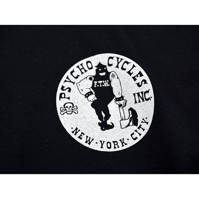 PSYCHO CYCLES/サイコサイクルス】「Printed Crew Neck Tee”Left Chest