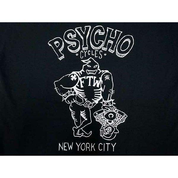 PSYCHO CYCLES/サイコサイクルス「Printed Crew Neck Tee”Shovel Head