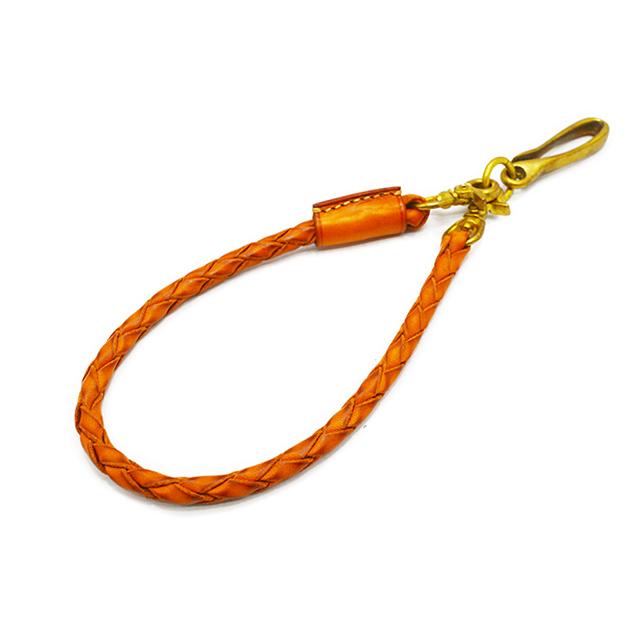 全2色【Round head/ラウンドヘッド】「Wallet Rope”Four Braids